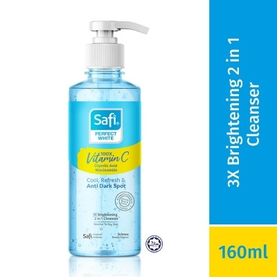 SAFI Perfect White 3X Brightening  2 in 1 Cleanser 160ml