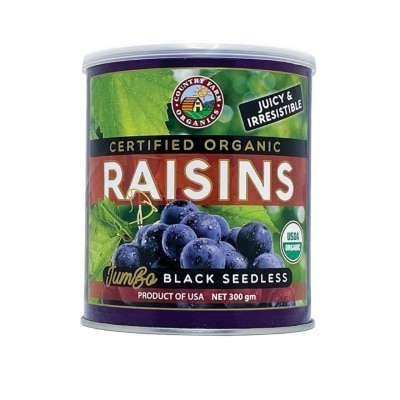 COUNTRY FARM Organic Raisin Black Seedless 300g