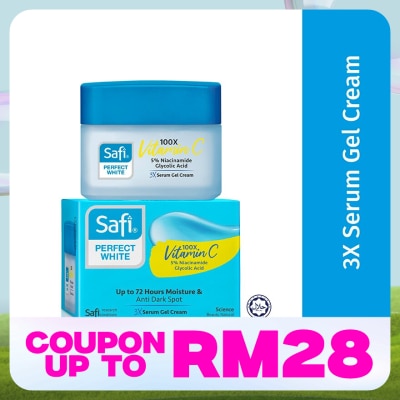 SAFI Perfect White 3X Serum Gel Cream Moisturizer 45g