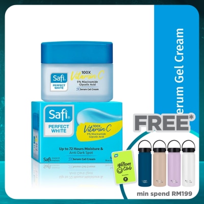 SAFI Perfect White 3X Serum Gel Cream Moisturizer 45g