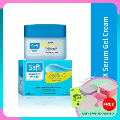 SAFI Perfect White 3X Serum Gel Cream Moisturizer 45g