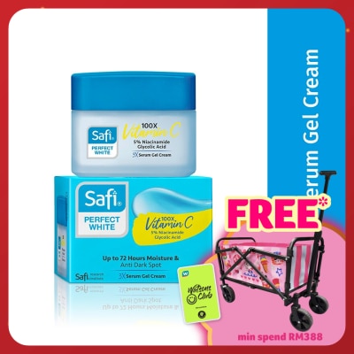 SAFI Perfect White 3X Serum Gel Cream Moisturizer 45g