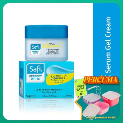 SAFI - Perfect White 3X Serum Gel Cream Moisturizer 45g