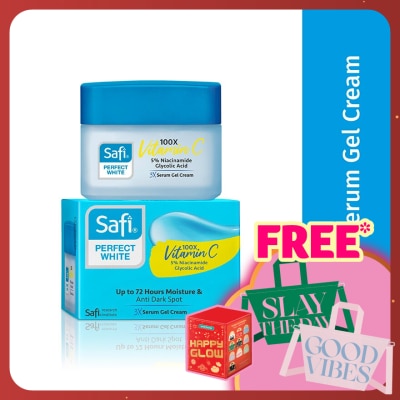 SAFI Perfect White 3X Serum Gel Cream Moisturizer 45g