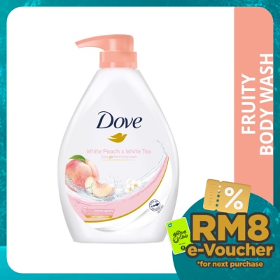 DOVE Shower White Peach & White Tea 1L