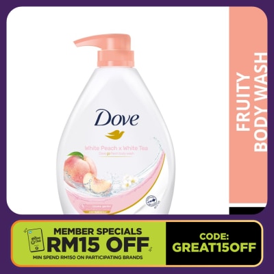 DOVE Shower White Peach & White Tea 1L