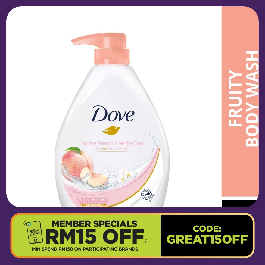 Shower White Peach & White Tea 1L