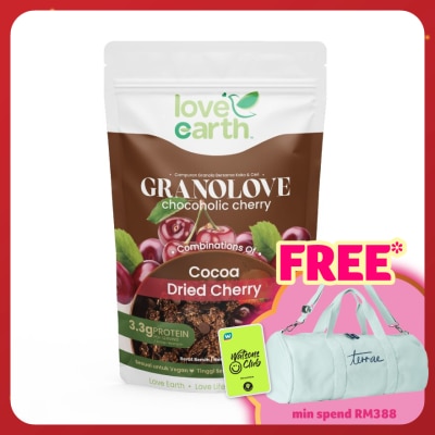 LOVE EARTH Chocoholic Cherry! Granolove 300g