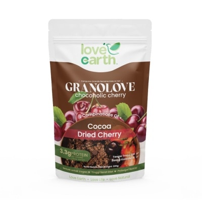 LOVE EARTH Chocoholic Cherry! Granolove 300g