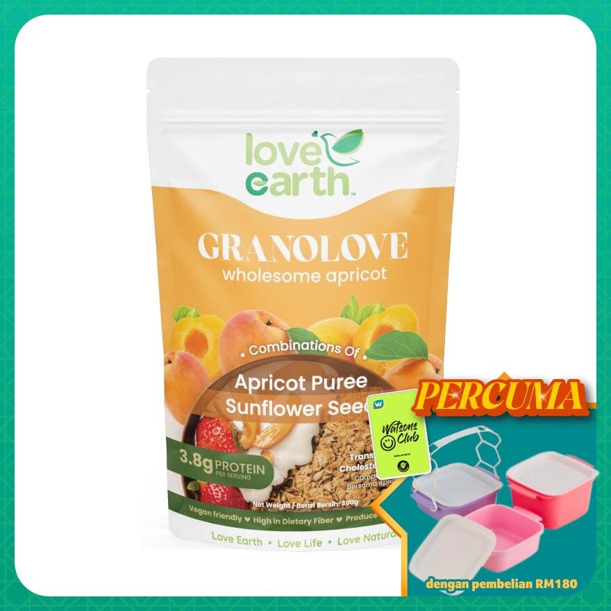 Wholesome Apricot! Granolove 300g