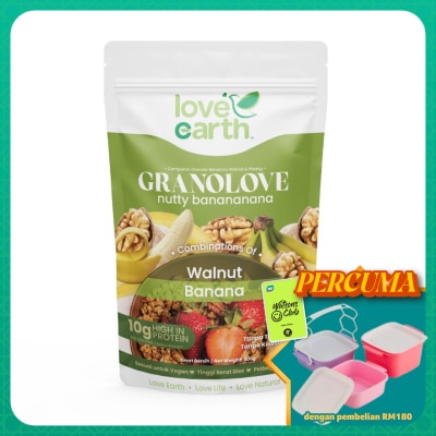 LOVE EARTH - Nutty Bananananan! Granolove 300g