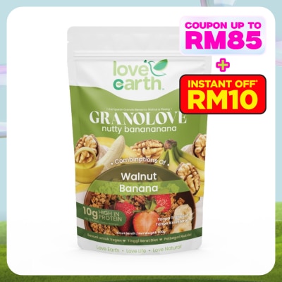 LOVE EARTH Nutty Bananananan! Granolove 300g