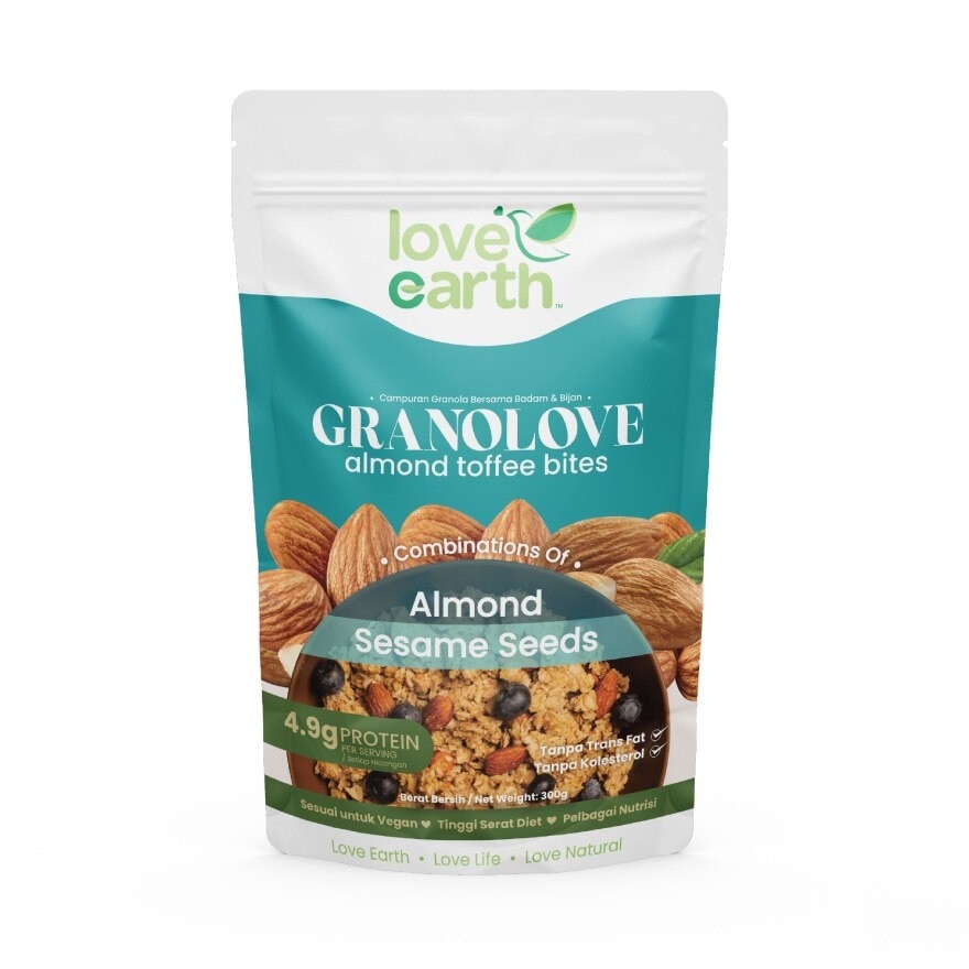 Almond Toffee Bites! Granolove 300g