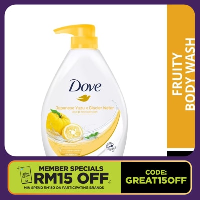 DOVE Shower Japanese Yuzu & Glacier Water 1L
