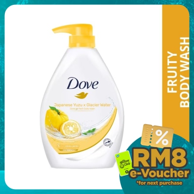 DOVE Shower Japanese Yuzu & Glacier Water 1L