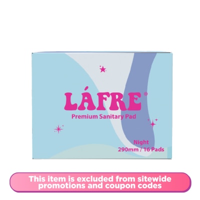 LAFRE Sanitary Napkin Night 290mm 16s