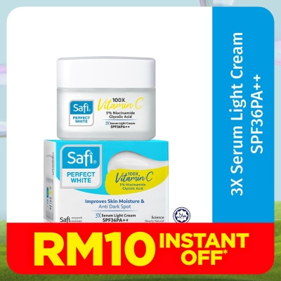 SAFI Perfect White 3X Serum Light Cream SPF36PA++ 45g