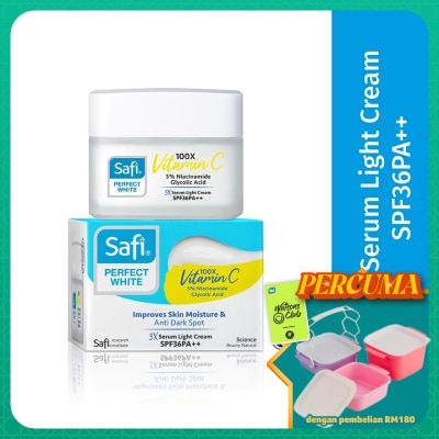 SAFI - Perfect White 3X Serum Light Cream SPF36PA++ 45g