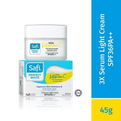 SAFI Perfect White 3X Serum Light Cream SPF36PA++ 45g