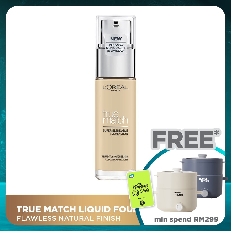 True Match Liquid Foundation G1 Vanilla Ivory 1pc