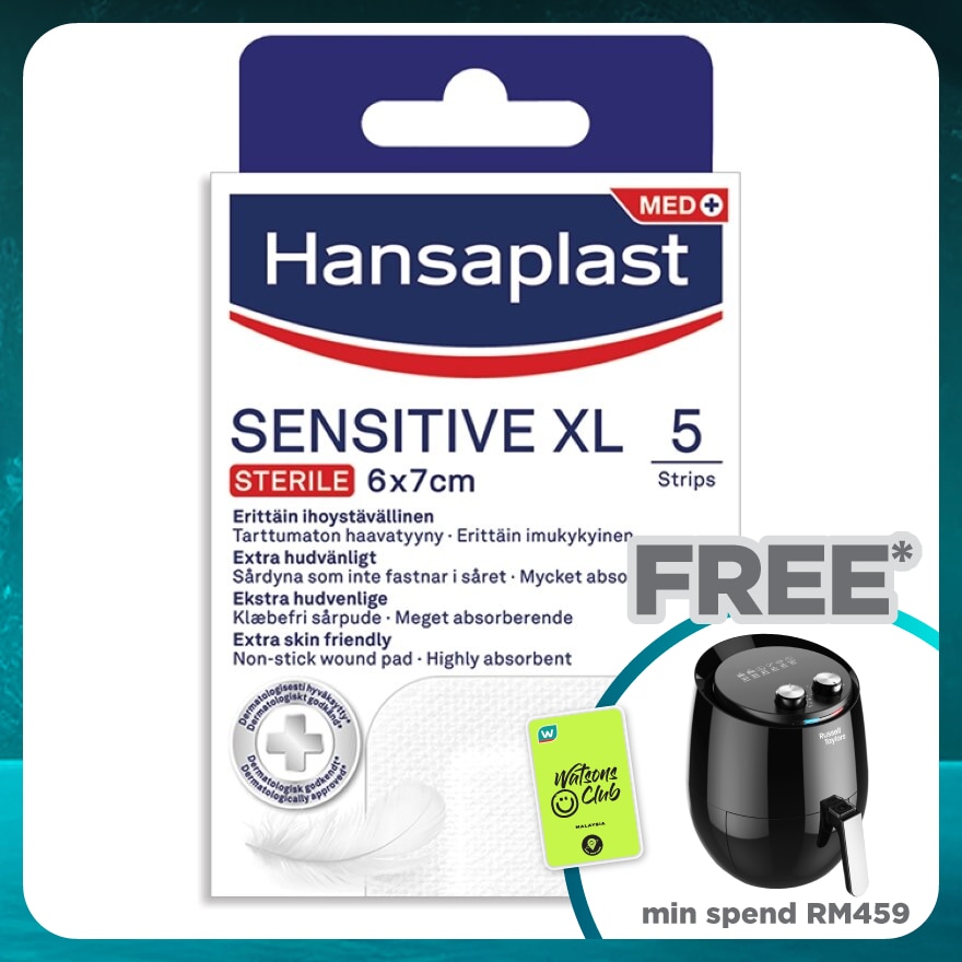 Sensitive XL 6cm X 7cm 5's