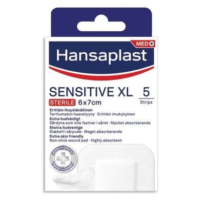 HANSAPLAST Sensitive XL 6cm X 7cm 5's