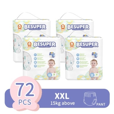 BESUPER Baby Diaper Pants Public Version XXL 18Sx4