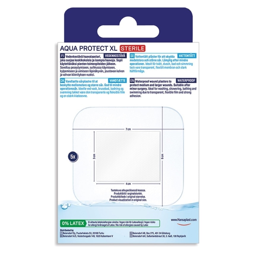 Aqua Protect XL 6cm X 7cm 5's