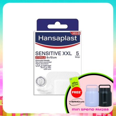 HANSAPLAST - Sensitive XXL 8cm X 10cm 5's