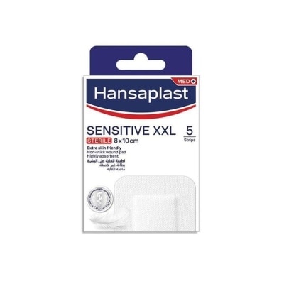 HANSAPLAST Sensitive XXL 8cm X 10cm 5's