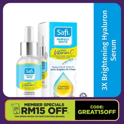 SAFI Perfect White 3X Brightening Hyaluron Serum 30ml