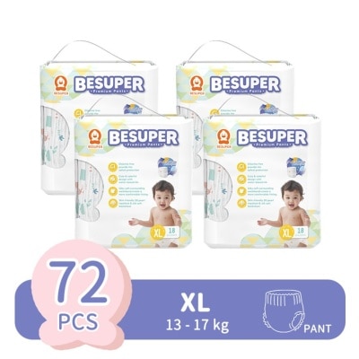 BESUPER Baby Diaper Pants Public Version XL 18Sx4