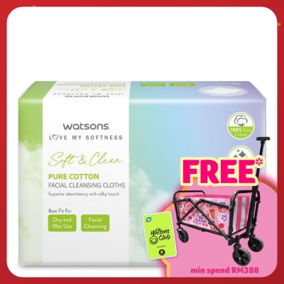 WATSONS Pure Cotton Cleaning Face Cloths