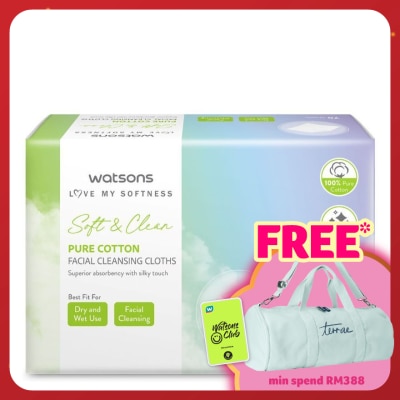 WATSONS Pure Cotton Cleaning Face Cloths