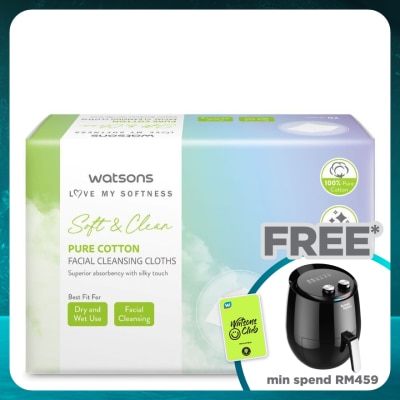 WATSONS Pure Cotton Cleaning Face Cloths