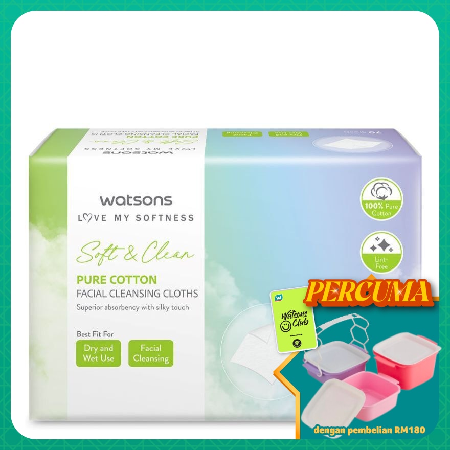 Pure Cotton Cleaning Face Cloths
