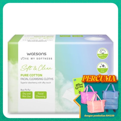 WATSONS - Pure Cotton Cleaning Face Cloths