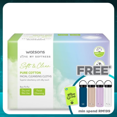 WATSONS Pure Cotton Cleaning Face Cloths