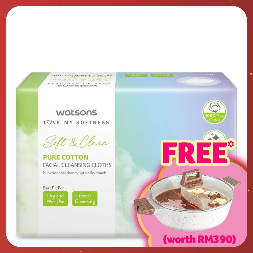 Pure Cotton Cleaning Face Cloths