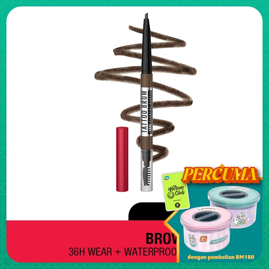 MAYBELLINE Tattoo Brown 36H Pencil