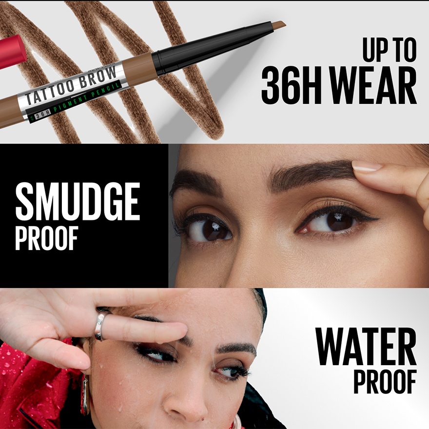 Tattoo Brow 36H Pencil Natural Brown image