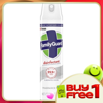 FAMILY GUARD - FAMILYGUARD DISINFECTANT SPRAY FRAGRANCE FREE 280ML