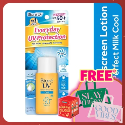 BIORE UV Perfect Milk Cool SPF50+ Daily Sunscreen 25ml