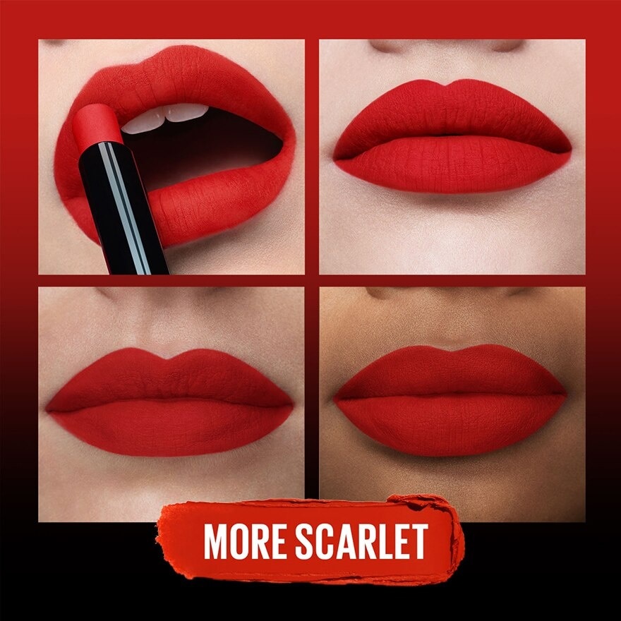 Ultimatte Lipstick 299 More Scarlet