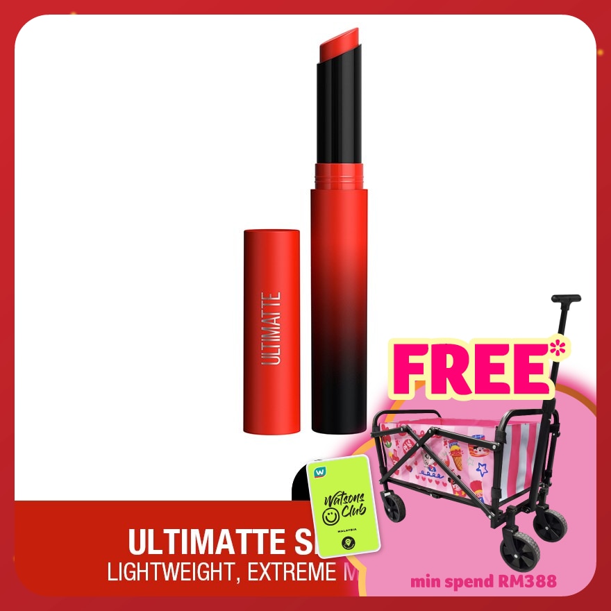 Ultimatte Lipstick 299 More Scarlet