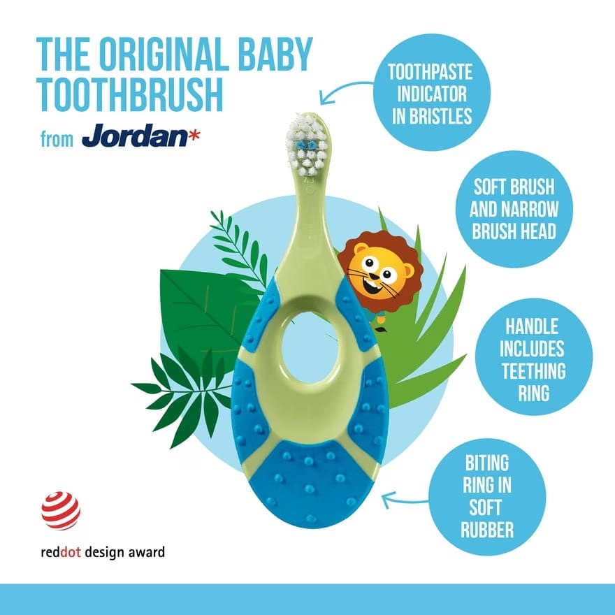 JORDAN KIDS TOOTHBRUSH STEP 1 TWINPACK 0-2 years old