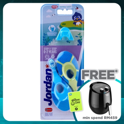 JORDAN JORDAN KIDS TOOTHBRUSH STEP 1 TWINPACK 0-2 years old