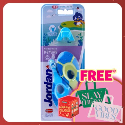 JORDAN JORDAN KIDS TOOTHBRUSH STEP 1 TWINPACK 0-2 years old