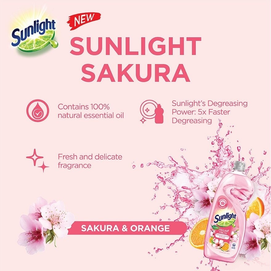 Sakura Fresh with Japanese Sakura and Orange 800ML