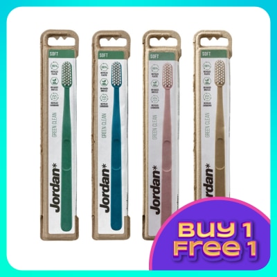 JORDAN Green Clean Toothbrush Soft 1s